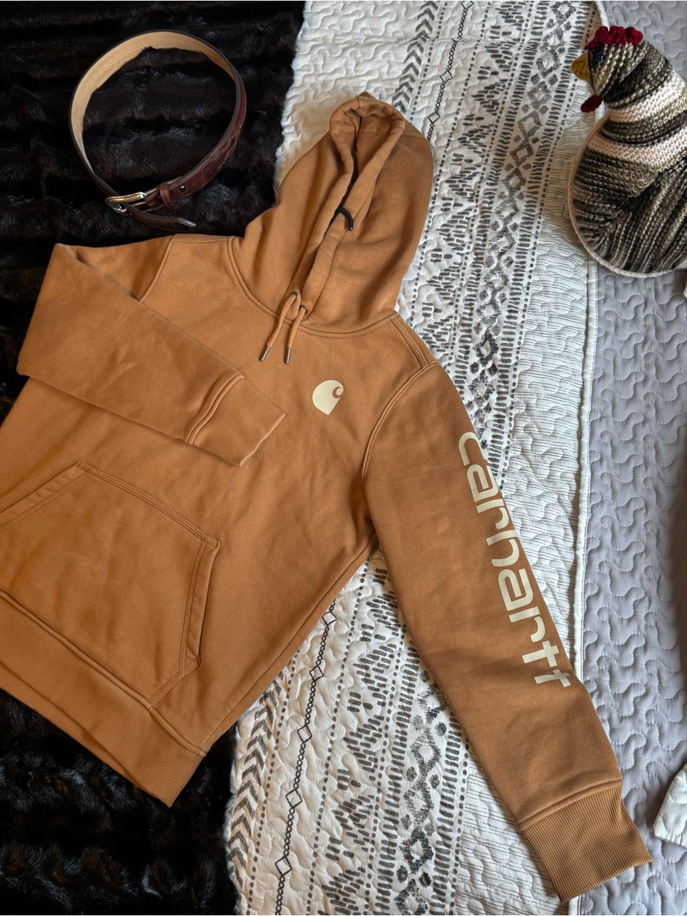 Carhartt Brown Hoodie 🤎🤠 | Women’s M (8-10) | Fall 🍂🌾